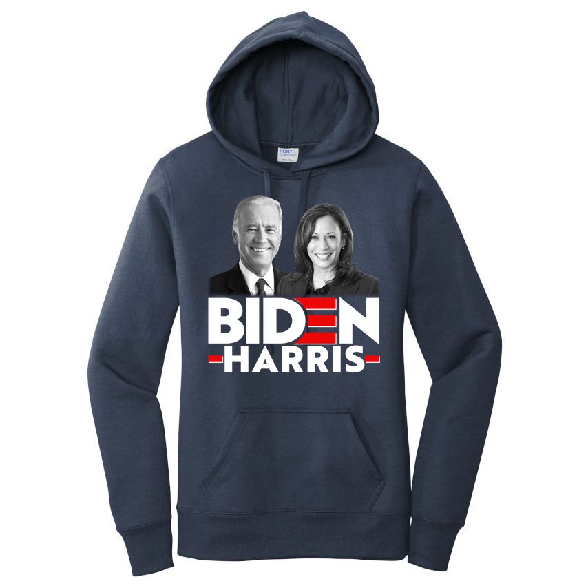 Joe Biden Kamala Harris Portraits 2020  Women's Pullover Hoodie