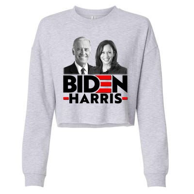 Joe Biden Kamala Harris Portraits 2020  Cropped Pullover Crew