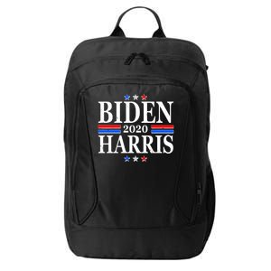 Joe Biden Kamala Harris Red White and Blue Stars logo City Backpack