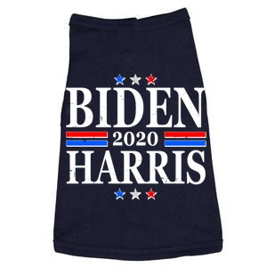 Joe Biden Kamala Harris Red White and Blue Stars logo Doggie Tank