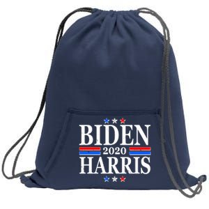 Joe Biden Kamala Harris Red White and Blue Stars logo Sweatshirt Cinch Pack Bag