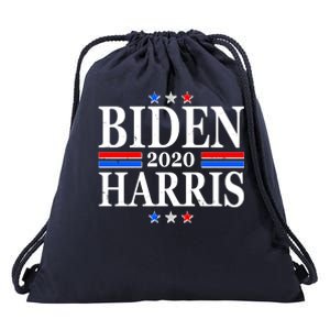 Joe Biden Kamala Harris Red White and Blue Stars logo Drawstring Bag