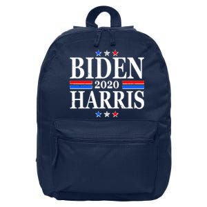 Joe Biden Kamala Harris Red White and Blue Stars logo 16 in Basic Backpack