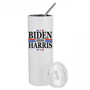 Joe Biden Kamala Harris Red White and Blue Stars logo Stainless Steel Tumbler