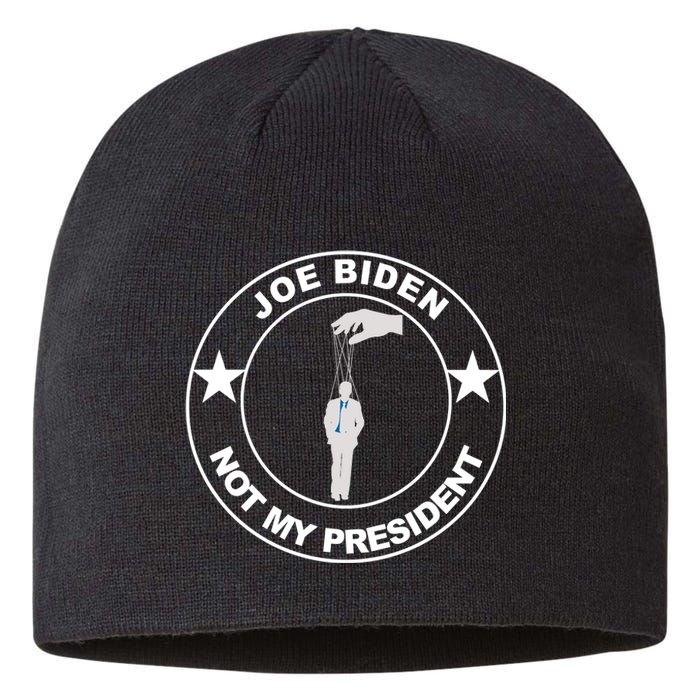 Joe Biden Not My President Hanging Puppet Sustainable Beanie