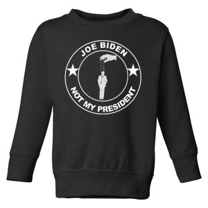 Joe Biden Not My President Hanging Puppet Toddler Sweatshirt