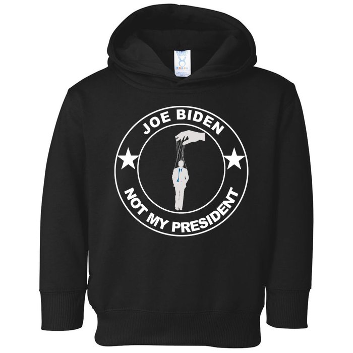 Joe Biden Not My President Hanging Puppet Toddler Hoodie