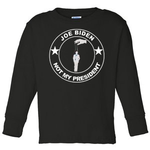 Joe Biden Not My President Hanging Puppet Toddler Long Sleeve Shirt