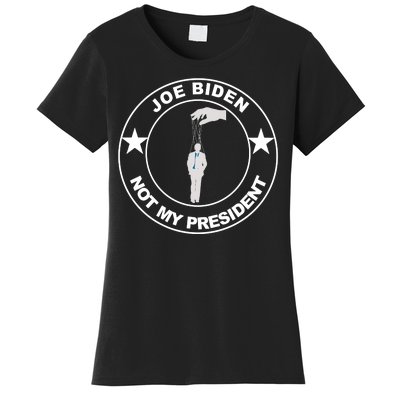 Joe Biden Not My President Hanging Puppet Women's T-Shirt