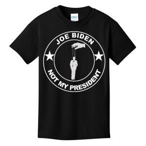 Joe Biden Not My President Hanging Puppet Kids T-Shirt