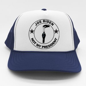 Joe Biden Not My President Hanging Puppet Trucker Hat