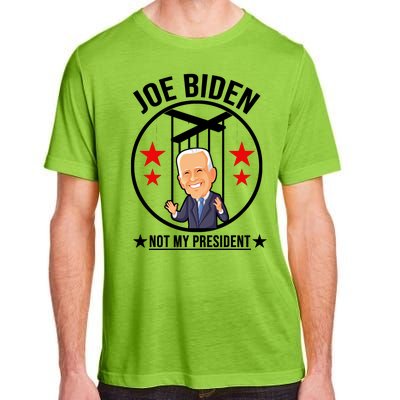 Joe Biden Not My President Puppet Funny Adult ChromaSoft Performance T-Shirt