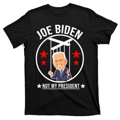 Joe Biden Not My President Puppet Funny T-Shirt