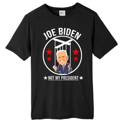 Joe Biden Not My President Puppet Funny Tall Fusion ChromaSoft Performance T-Shirt