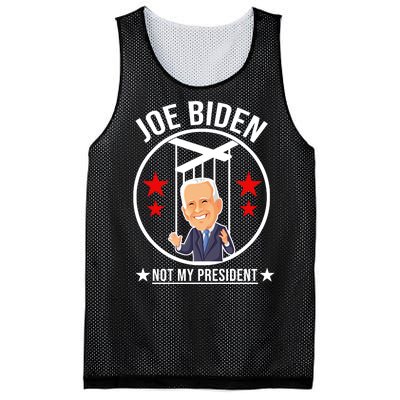 Joe Biden Not My President Puppet Funny Mesh Reversible Basketball Jersey Tank