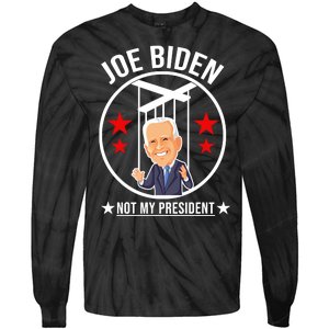 Joe Biden Not My President Puppet Funny Tie-Dye Long Sleeve Shirt