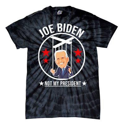 Joe Biden Not My President Puppet Funny Tie-Dye T-Shirt