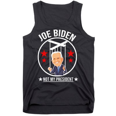 Joe Biden Not My President Puppet Funny Tank Top