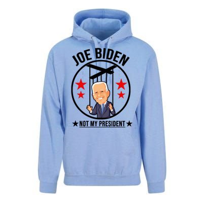 Joe Biden Not My President Puppet Funny Unisex Surf Hoodie