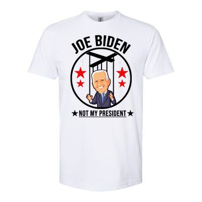 Joe Biden Not My President Puppet Funny Softstyle CVC T-Shirt