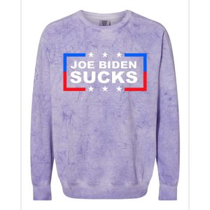 Joe Biden Sucks Colorblast Crewneck Sweatshirt