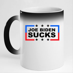 Joe Biden Sucks 11oz Black Color Changing Mug