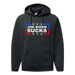 Joe Biden Sucks Performance Fleece Hoodie