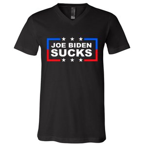 Joe Biden Sucks V-Neck T-Shirt