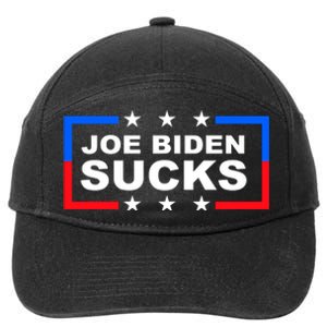 Joe Biden Sucks 7-Panel Snapback Hat