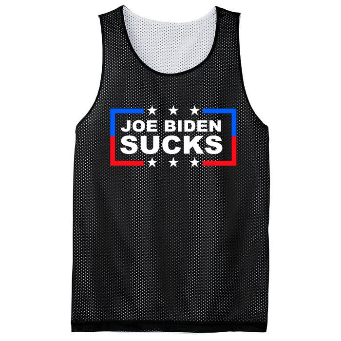 Joe Biden Sucks Mesh Reversible Basketball Jersey Tank