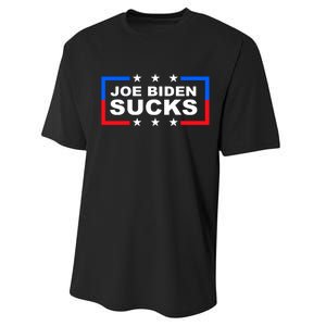 Joe Biden Sucks Performance Sprint T-Shirt