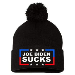 Joe Biden Sucks Pom Pom 12in Knit Beanie