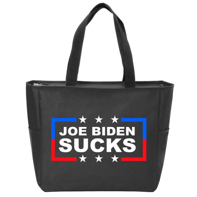 Joe Biden Sucks Zip Tote Bag