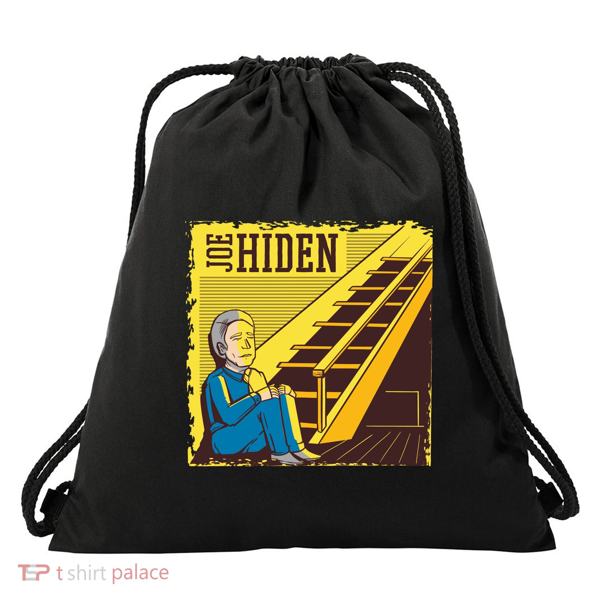 Joe Hidden Basement Drawstring Bag