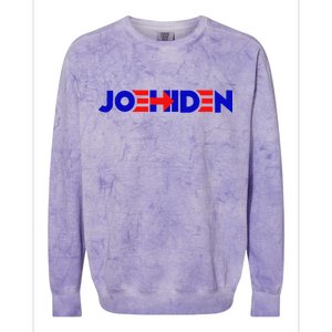 Joe Hiden Funny Anti Binden Colorblast Crewneck Sweatshirt