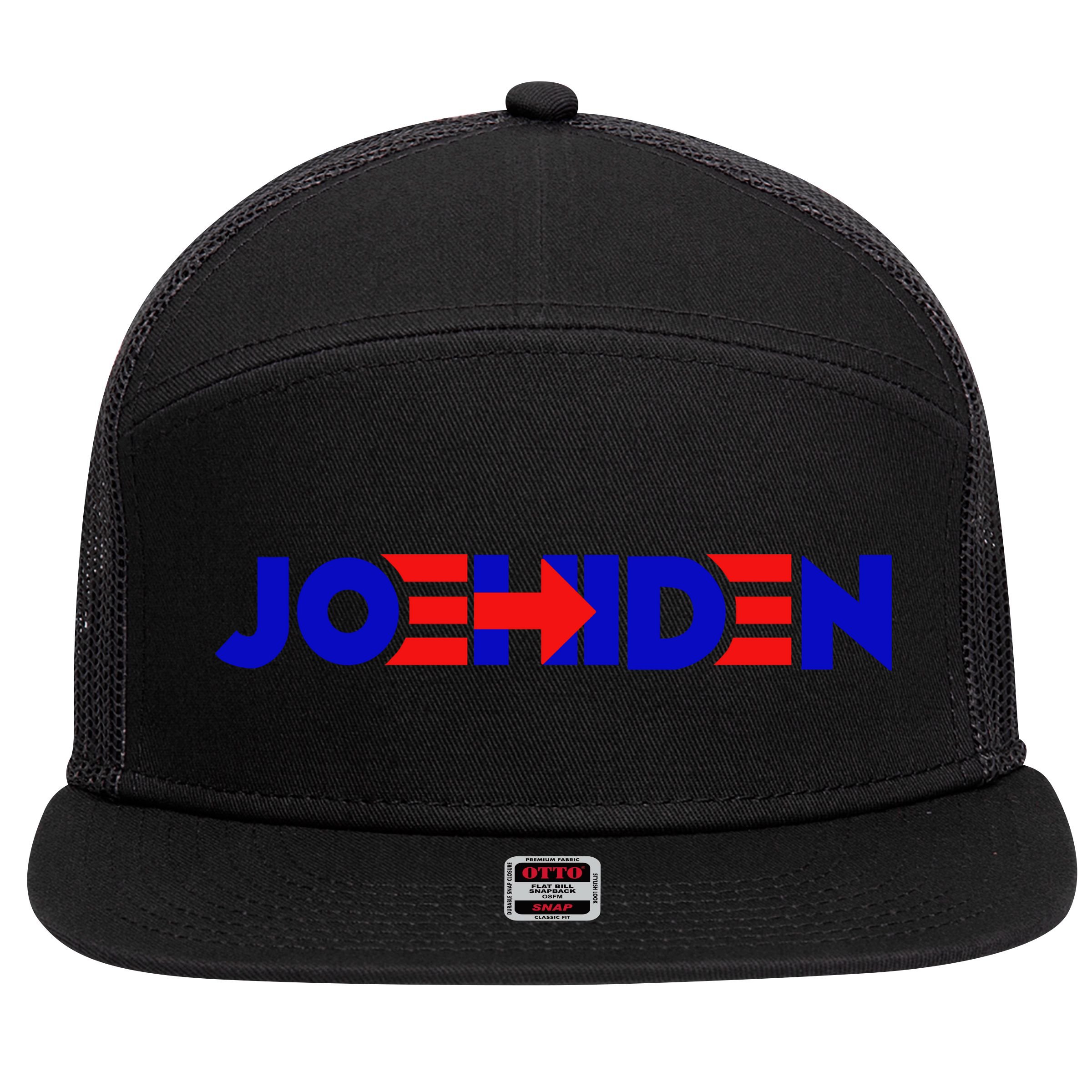 Joe Hiden Funny Anti Binden 7 Panel Mesh Trucker Snapback Hat