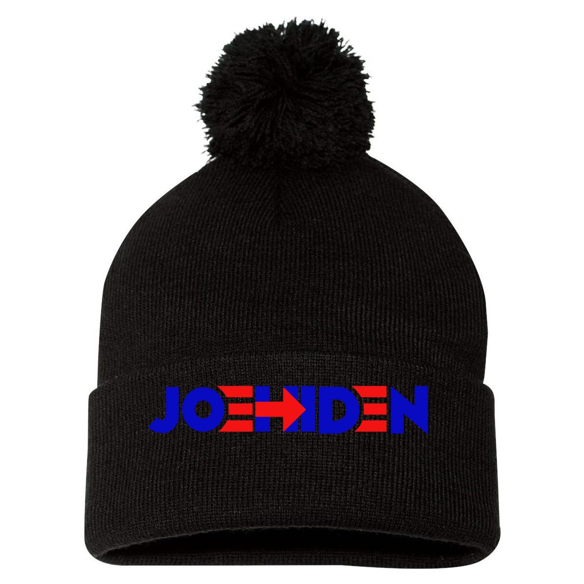 Joe Hiden Funny Anti Binden Pom Pom 12in Knit Beanie