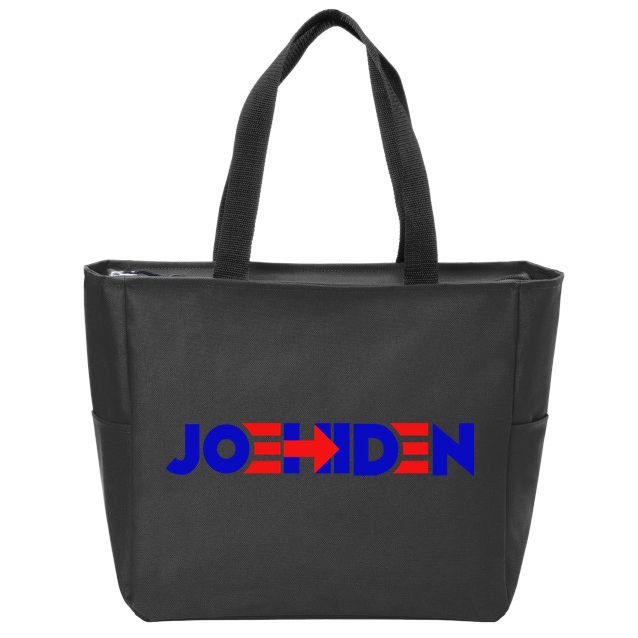 Joe Hiden Funny Anti Binden Zip Tote Bag