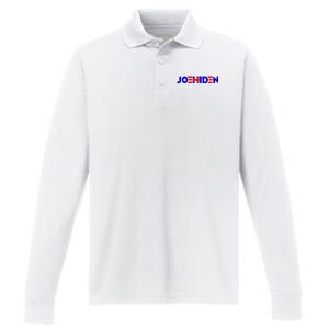 Joe Hiden Funny Anti Binden Performance Long Sleeve Polo