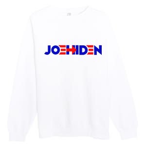 Joe Hiden Funny Anti Binden Premium Crewneck Sweatshirt