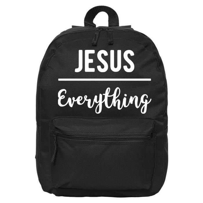 Jesus Over Everything Christian Faith 16 in Basic Backpack