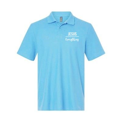 Jesus Over Everything Christian Faith Polo