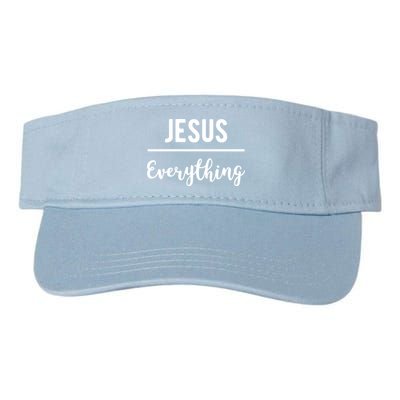 Jesus Over Everything Christian Faith Visor