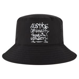 Justice Opportunity Equity Freedom Cool Comfort Performance Bucket Hat