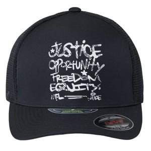 Justice Opportunity Equity Freedom Flexfit Unipanel Trucker Cap