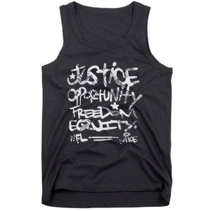 Justice Opportunity Equity Freedom Tank Top