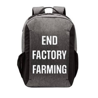 John Oberg End Factory Farming Vector Backpack