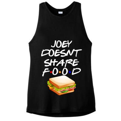 Joey Doesn't Share Food Ladies PosiCharge Tri-Blend Wicking Tank