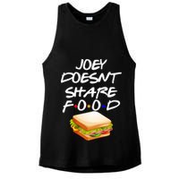 Joey Doesn't Share Food Ladies PosiCharge Tri-Blend Wicking Tank