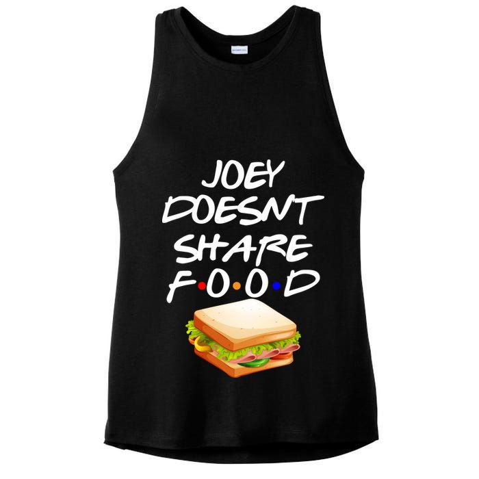 Joey Doesn't Share Food Ladies PosiCharge Tri-Blend Wicking Tank